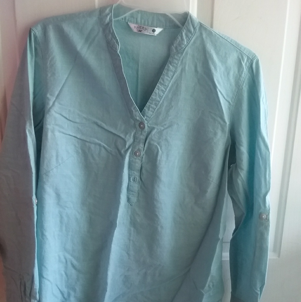 Baby blue shirt